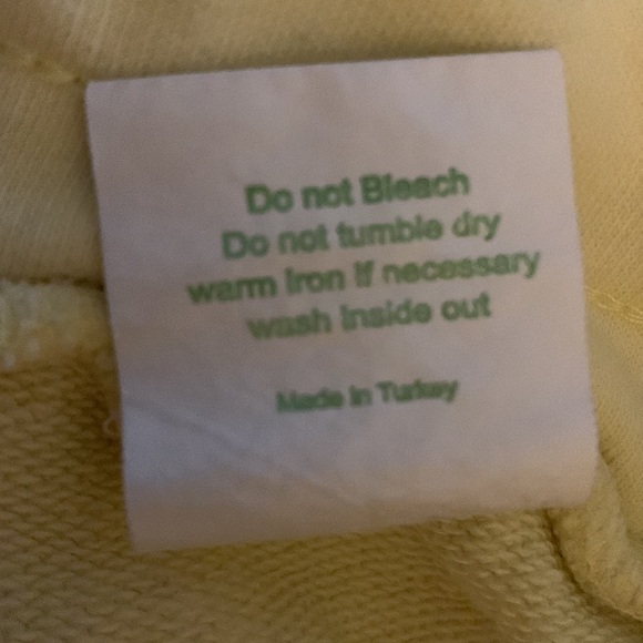 Lemon Ve Limon Pastell Sweatpants Yellow Size L - Picture 9 of 9